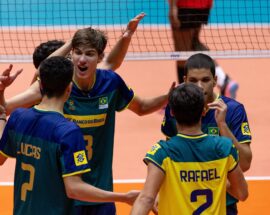 Título do post: Seleo masculina sub 17 vence a Lbia e est nas quartas de final do Mundial da categoria