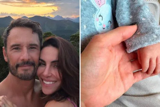 Nasce a segunda filha de Rodrigo Santoro e Mel Fronckowiak