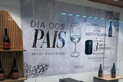 Mogi Shopping comemora Dia dos Pais com sorteio de adegas climatizadas