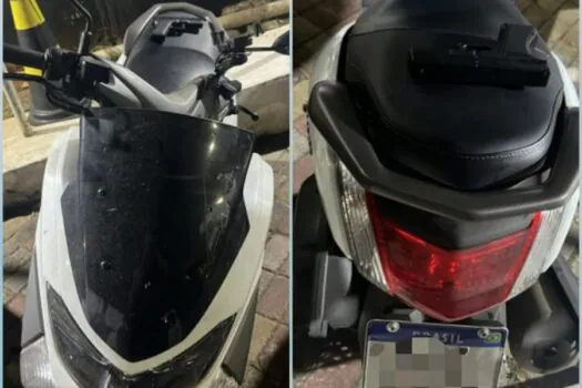 Policiais recuperam motocicleta roubada em Diadema