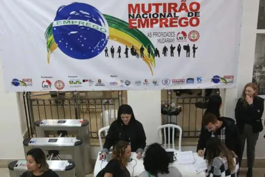 Setur-SP oferece mais de 1.200 vagas no Mutirão Nacional de Empregos