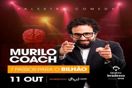 Murilo Couto apresenta seu novo stand-up no Teatro Bradesco