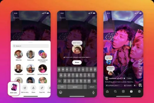 Conheça a nova função das Notas do Instagram nos Reels e posts
