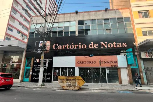 5º Cartório de Notas de Santo André – Cartório Senador – muda de endereço nesta segunda-feira (19.08)