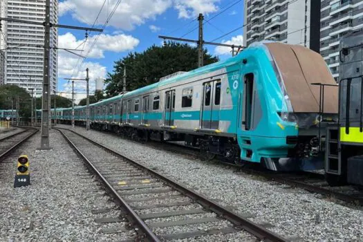 ViaMobilidade recebe novo trem para as Linhas 8-Diamante e 9-Esmeralda