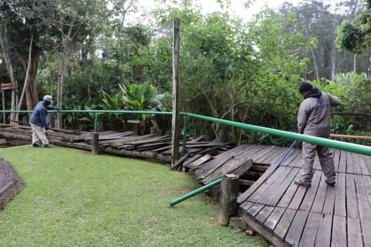 Parque Ecológico do Guarapiranga recebe manutenção e novos equipamentos