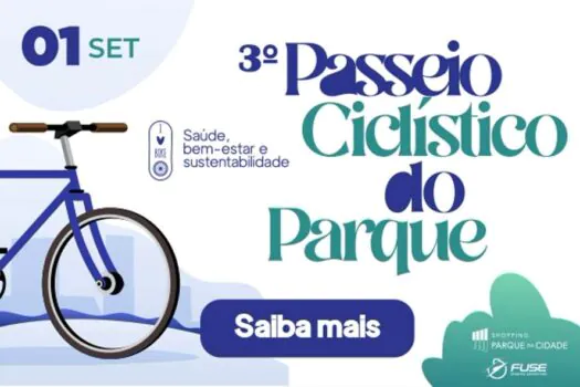 Shopping Parque da Cidade promove a 3ª edição do Passeio Ciclístico