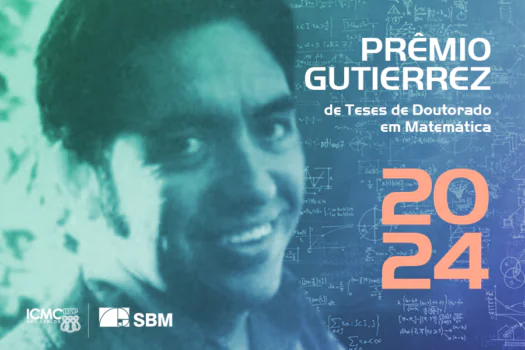 ICMC e Sociedade Brasileira de Matemática divulgam vencedor do Prêmio Gutierrez 2024