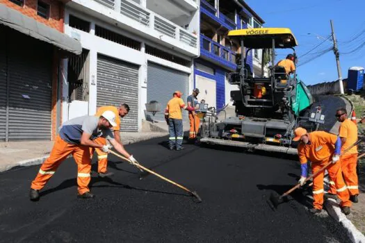 Recapeamento chega para mais ruas de Diadema