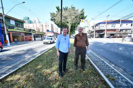 São Bernardo dá início à obra de pavimentação da Avenida Caminho do Mar