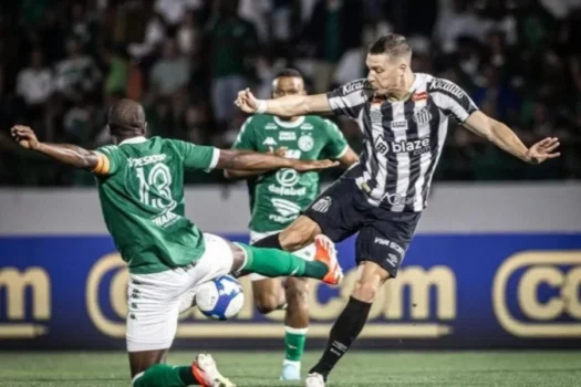 Santos leva empate do Guarani no fim e perde chance de liderar a Série B