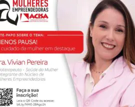 Título do post: Ncleo de Mulheres Empreendedoras faz evento com foco na sade feminina