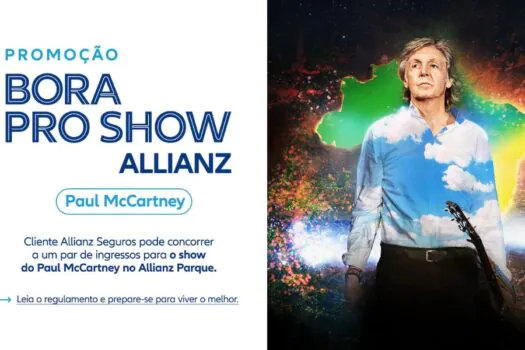 Allianz Seguros sorteia ingressos para show de Paul McCartney em São Paulo