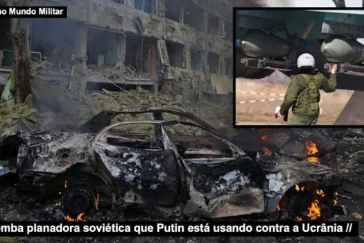 Putin usa superbomba planadora contra a Ucrânia