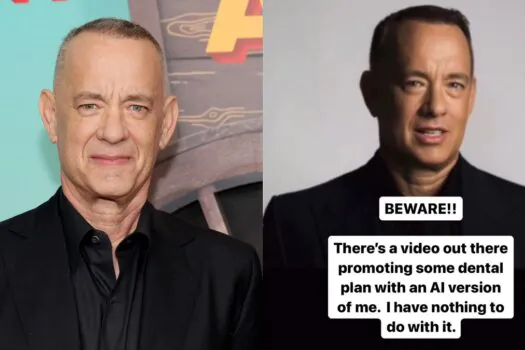 ‘Não se deixe enganar’, alerta Tom Hanks contra uso de sua imagem em anúncio de IA