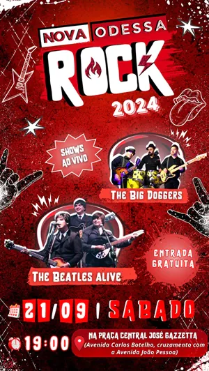 Nova Odessa promove ‘Nova Odessa Rock’ neste sábado (21)