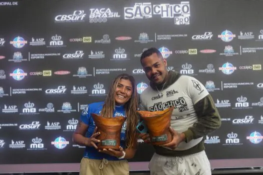 Weslley Dantas e Larissa dos Santos vencem o CBSurf Taça Brasil 5000 São Chico Pro