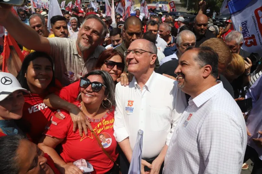 Alckmin e Márcio França desembarcam em Mauá para reforçar o apoio a Marcelo Oliveira