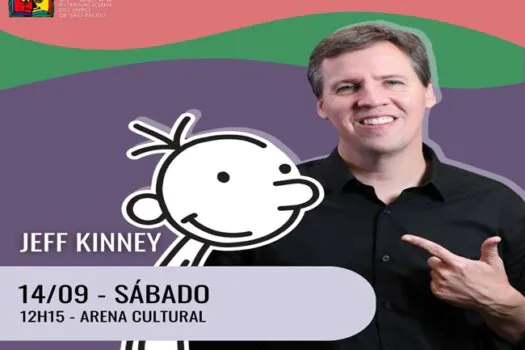 Diário de um Banana: Jeff Kinney desembarca na 27ª Bienal do Livro de São Paulo