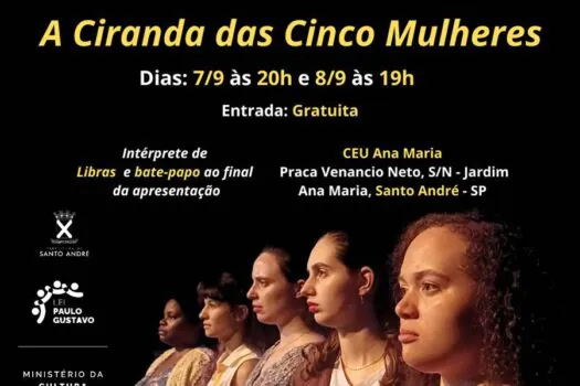 Espetáculo de teatro sobre violência contra mulheres será apresentado no Céu Ana Maria