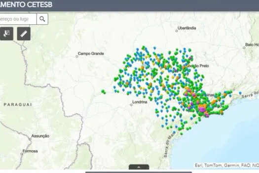 CETESB dá transparência a dados ambientais do estado de São Paulo