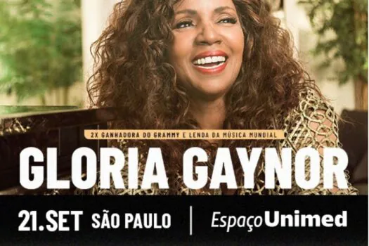 Gloria Gaynor volta ao Brasil após 12 anos 