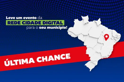 Inscrições para os municípios que queiram sediar eventos da Rede Cidade Digital em 2025 são prorrogadas