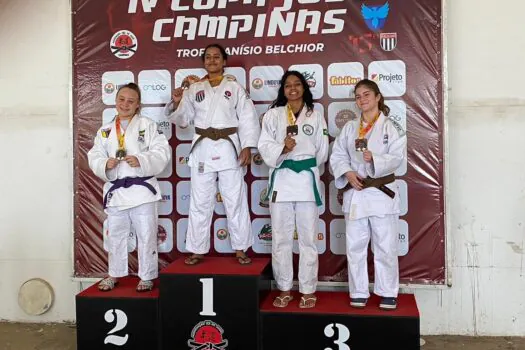 Equipe da Escolinha de Judô da Prefeitura de Nova Odessa conquista medalha na Copa 4ª de Campinas