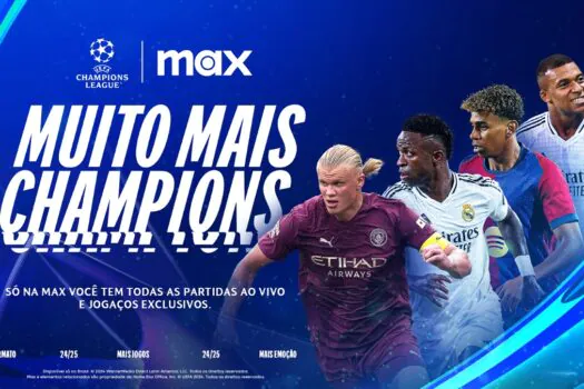 Max lança campanha para a nova temporada da UEFA Champions League