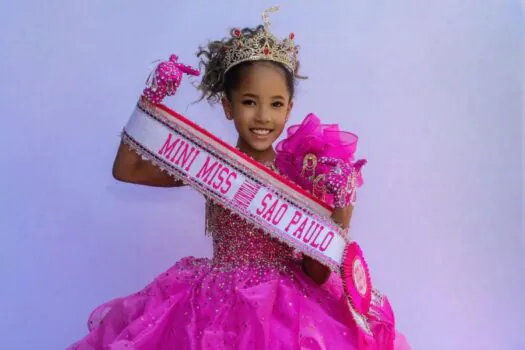 De Santo André, Sophia Xavier é coroada Mini Miss São Paulo