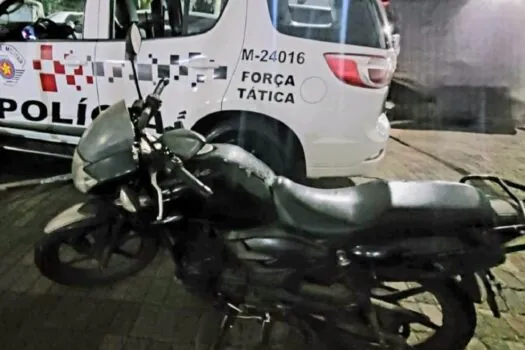 Polícia Militar recupera motocicleta furtada no bairro Campanário em Diadema