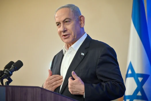 Entenda os mapas de ‘benção’ e ‘maldição’ que Netanyahu exibiu na ONU