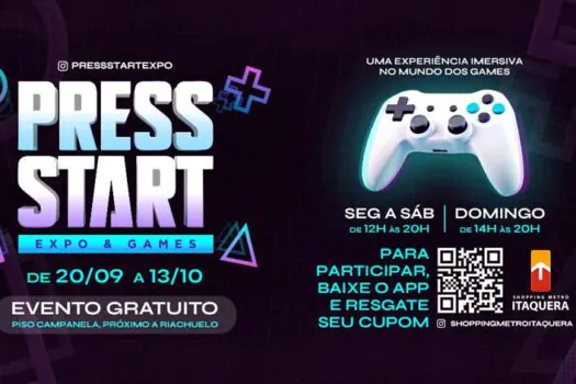 Evento de games gratuito chega na Zona Leste de São Paulo