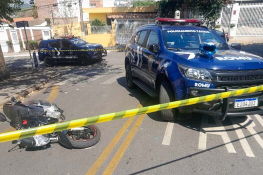 GCM intercepta motocicleta utilizada em roubos no Jardim São Caetano