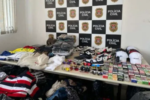 Polícia fecha loja de roupas falsificadas e cigarros eletrônicos em Itupeva