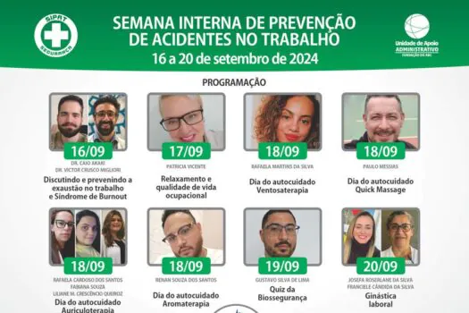 Fundação do ABC realiza XII SIPAT entre 16 e 20 de setembro