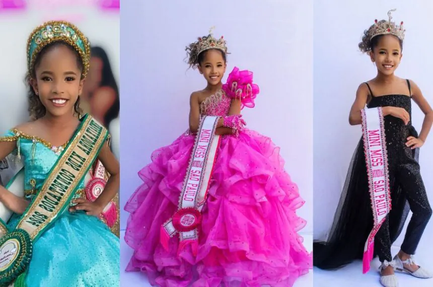 De Santo André, Sophia Xavier é coroada Mini Miss São Paulo