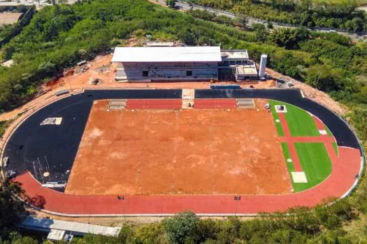 Nova pista de atletismo da Vila Olímpica Mário Covas poderá receber competições internacionais