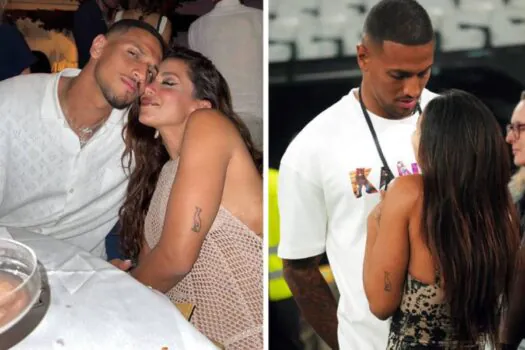 Vinicius Souza publica fotos românticas com Anitta após assumir namoro