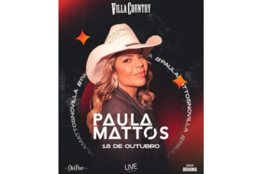 Paula Mattos estreia novo show e grava inéditas no Villa Country