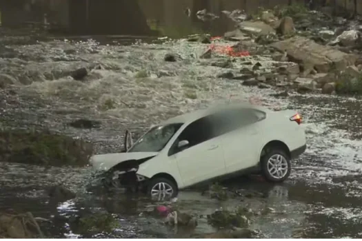 Motorista morre após carro cair no rio Tamanduateí, em Santo André