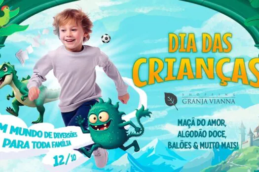 Shopping Granja Vianna prepara programação especial em comemoração ao Mês das Crianças