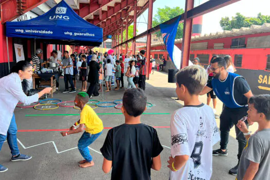 UNG participa de evento de Dia das Crianças no Flamengo Guarulhos Academy