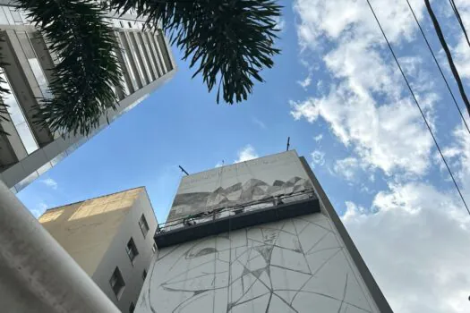 São Paulo ganha mural feito de cinzas transformadas em tintas