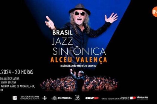 Brasil Jazz Sinfônica e Alceu Valença se apresentam no Memorial da América Latina