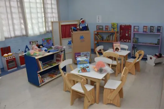 Santo André inaugura biblioteca em escola municipal em parceria com a iniciativa privada