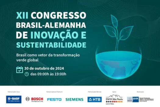 12º Congresso Brasil-Alemanha discutirá o Brasil como vetor da transformação verde