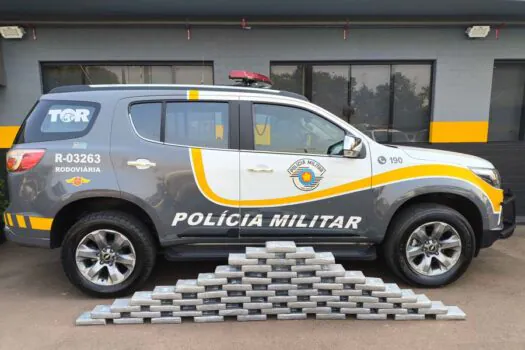 São Carlos: TOR encontra 65 kg de cocaína escondidos em fundo falso de carro