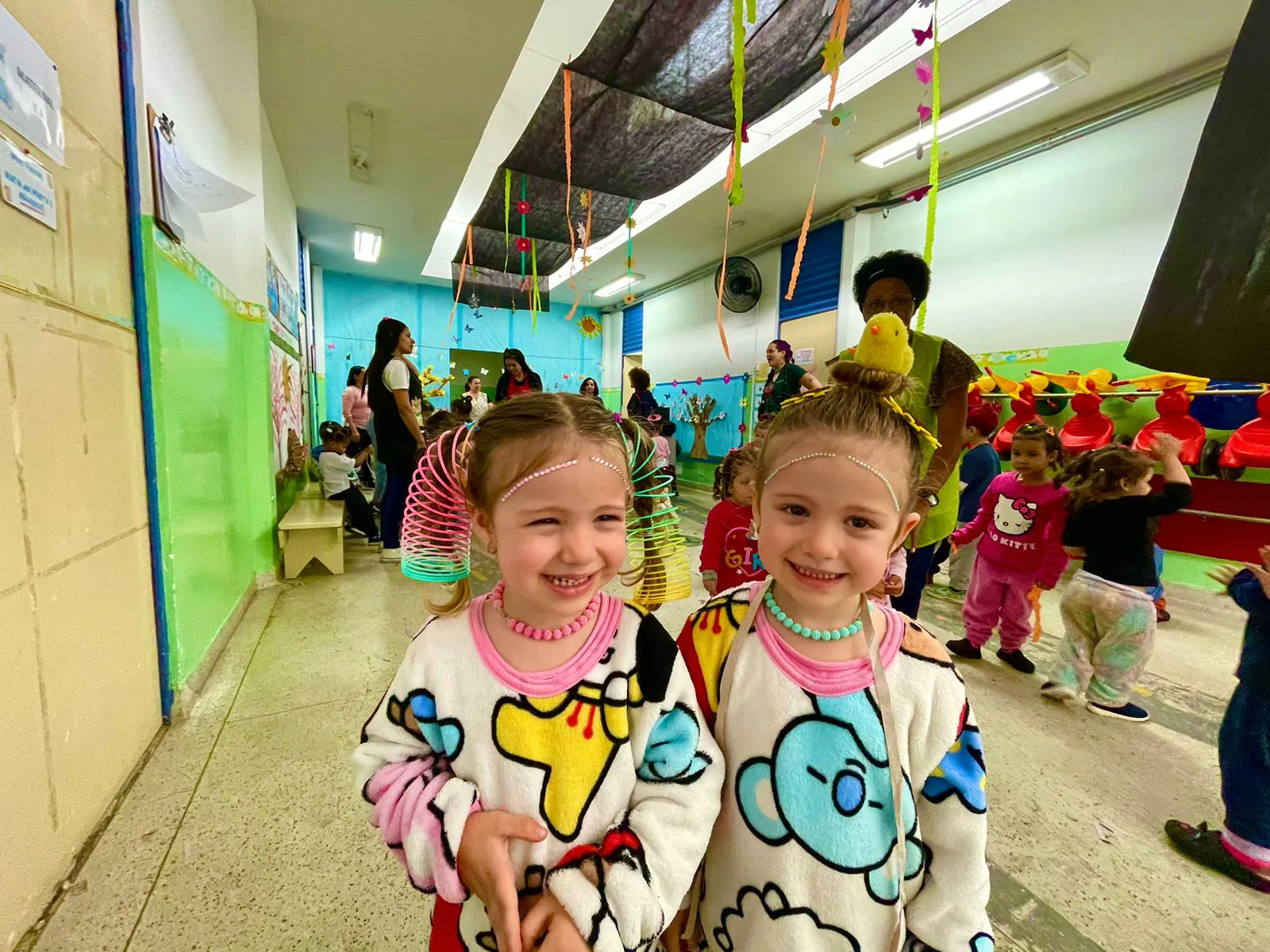 festa dia das crianças cabelo maluco