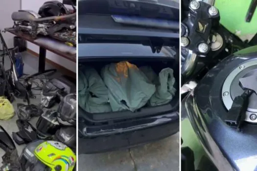 Polícia encontra galpão de desmanche de motos roubadas e furtadas e prende 5 em SP